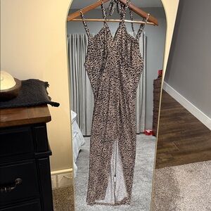 SHEIN Leopard Print Mini Dress